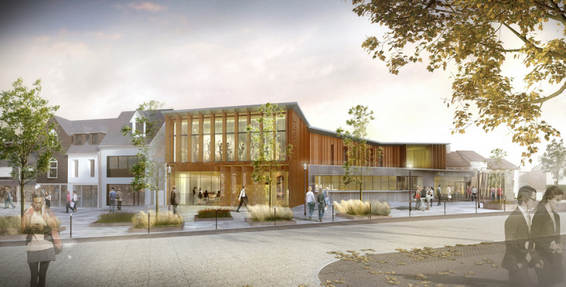 Création d'un espace culturel structurant – Médiathèque de Pont de l’Arche